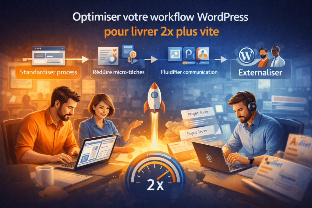 Optimisation du workflow WordPress pour livrer plus rapidement des projets web